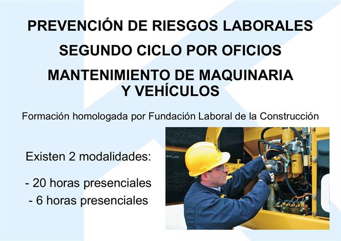 Mantenimiento de maquinaria y vehículos